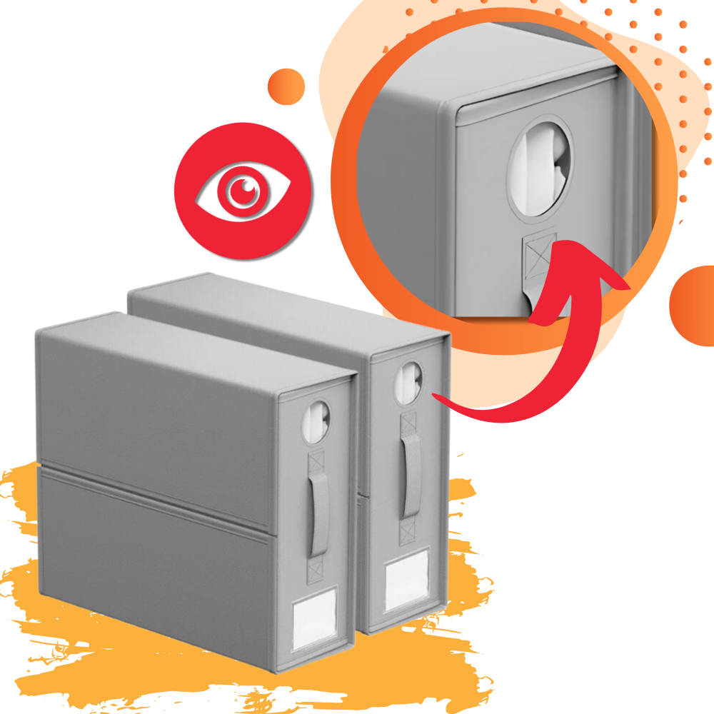 Gennemsigtig Kubeorganisator Med Vinduesark - Ozerty