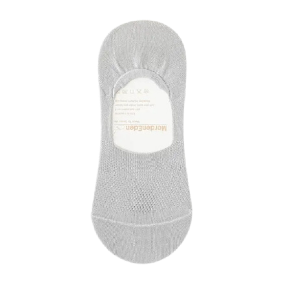 Ultrakomfortable bådstrømper til mænd
-Lysegrå - Ozerty