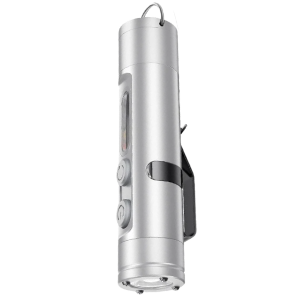 Ultra-bærbar Magnetisk Lampe -Sølv - Ozerty