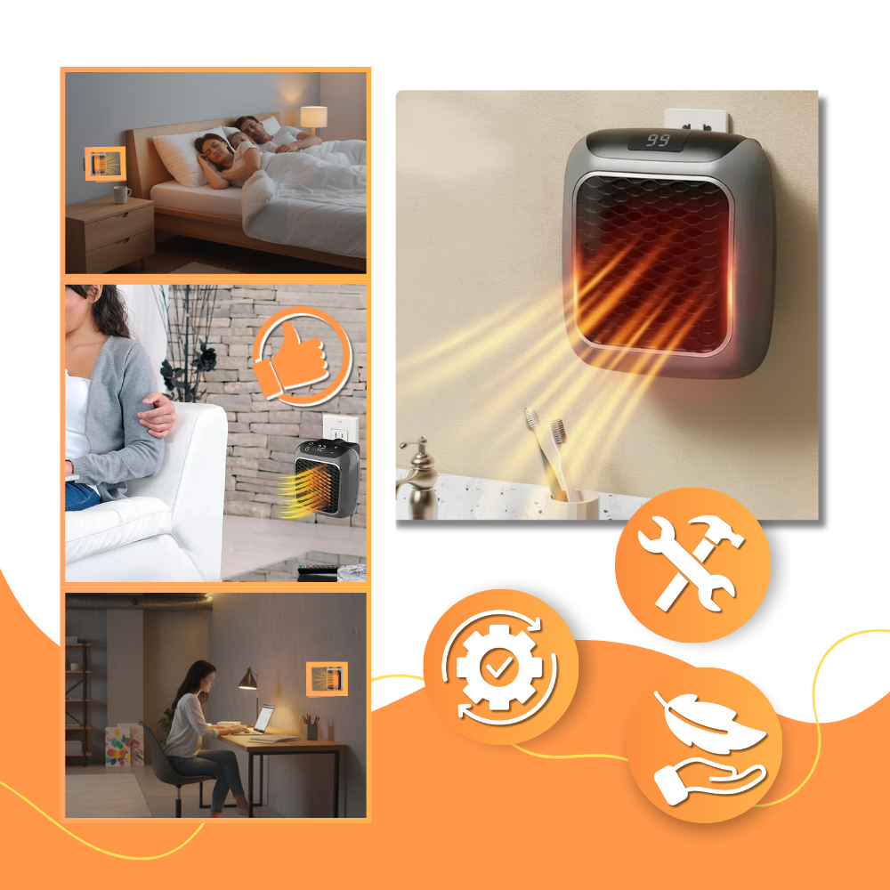 Ultra-slank Smart Rumvarmer - Ozerty