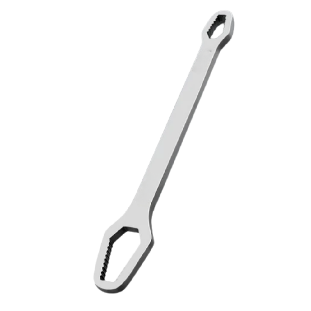Universal heavy-duty dobbelt-fleks skruenøgle -Sølv - Ozerty