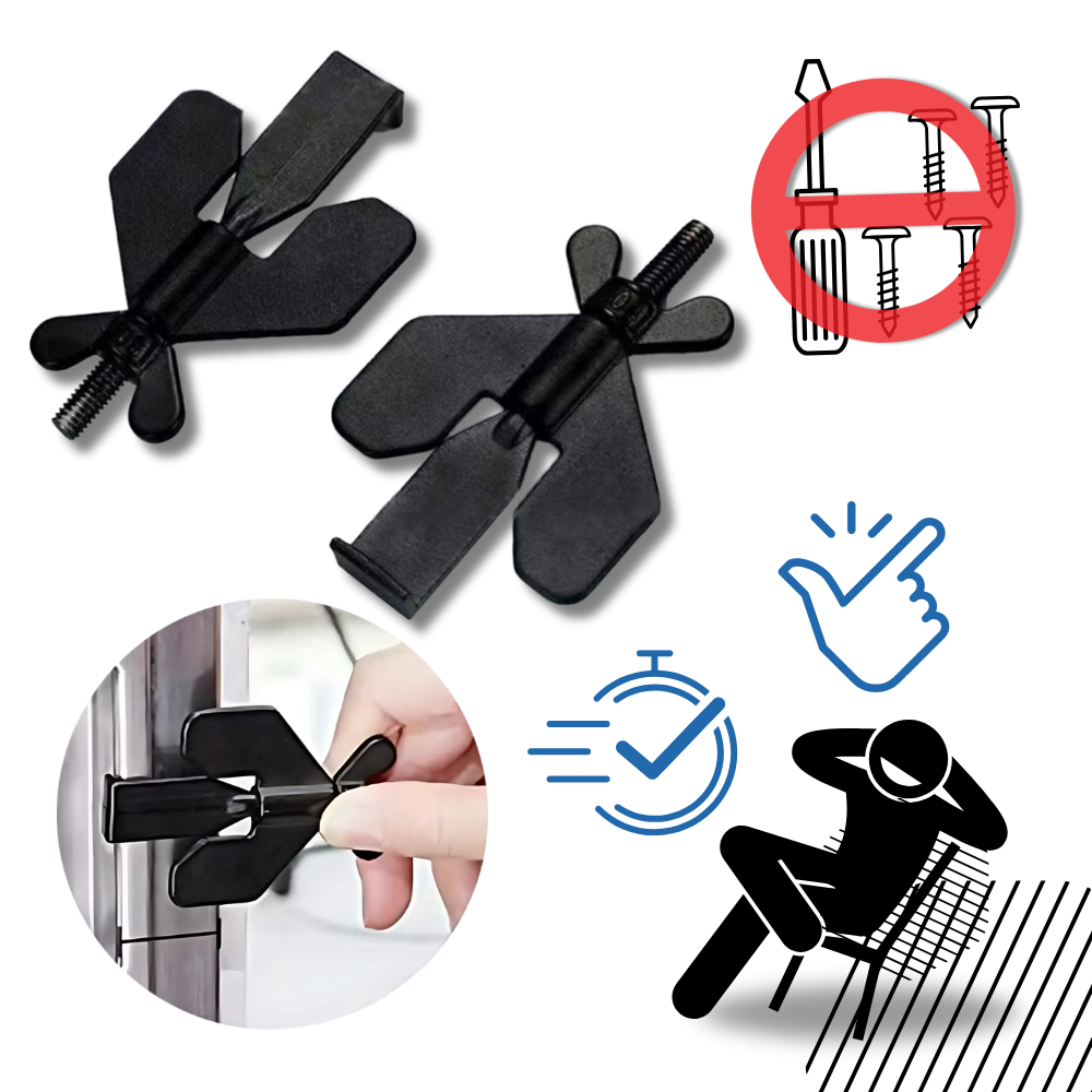 Universal Borefri Rejsedørlås - Ozerty