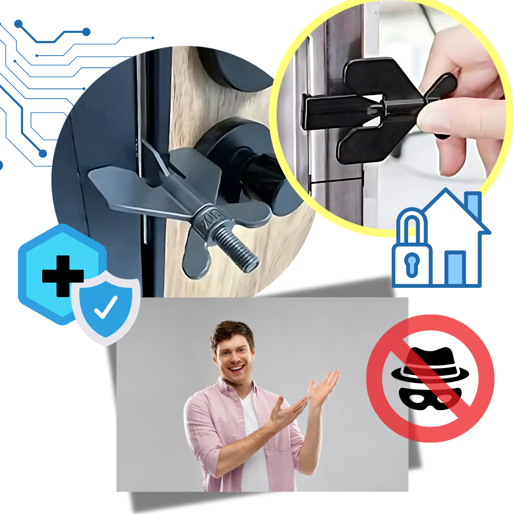 Universal Borefri Rejsedørlås - Ozerty