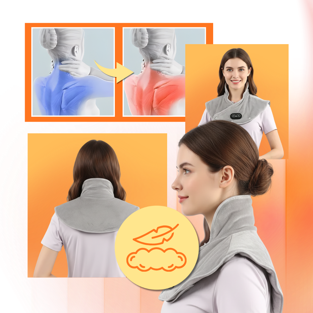 Velour mink massagevarmeomslag - Ozerty