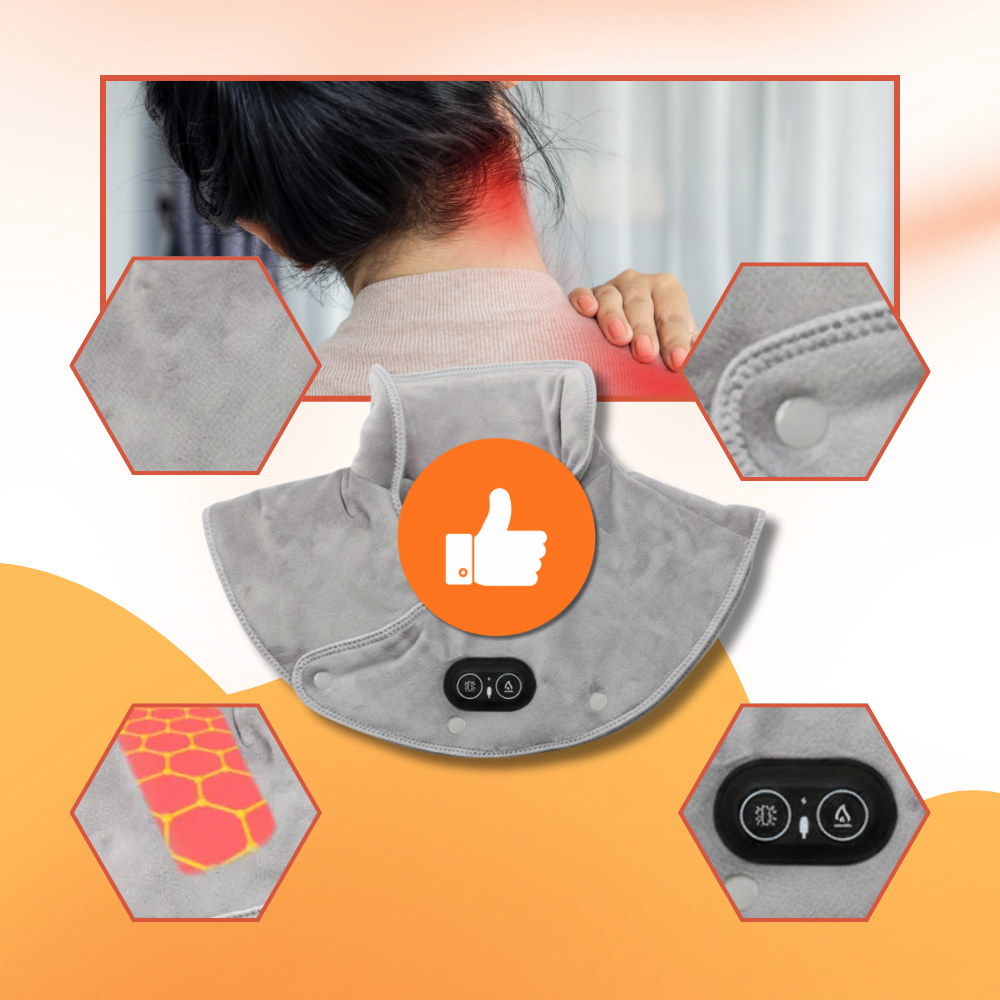 Velour mink massagevarmeomslag - Ozerty