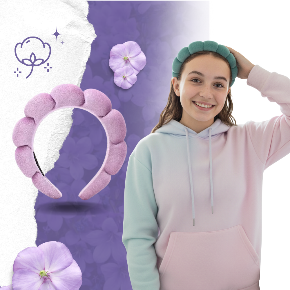 Fløjl Hudpleje Pandebånd - Ozerty