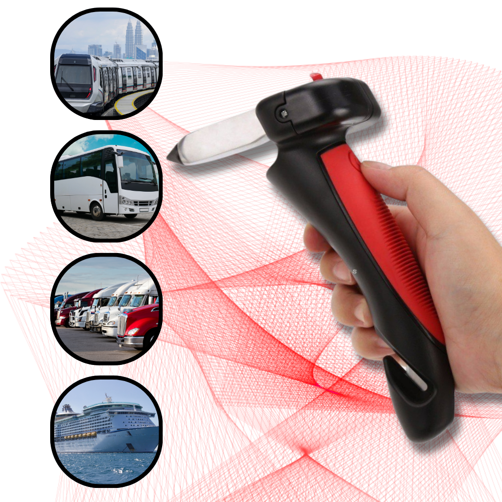 Alsidig nødhammer til bilen - Ozerty