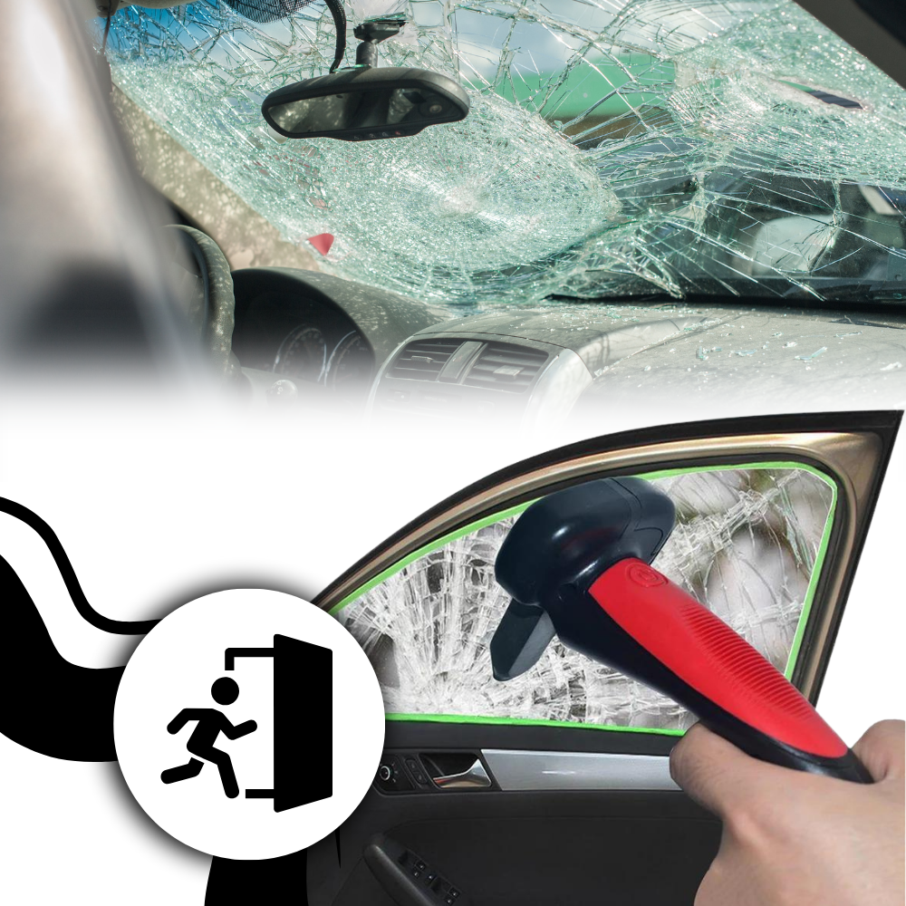Alsidig nødhammer til bilen - Ozerty