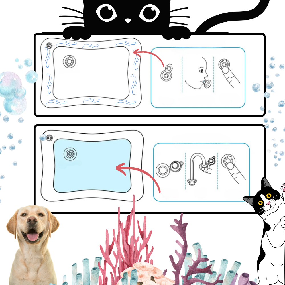 Livlig vandmåtte til kæledyr - Ozerty