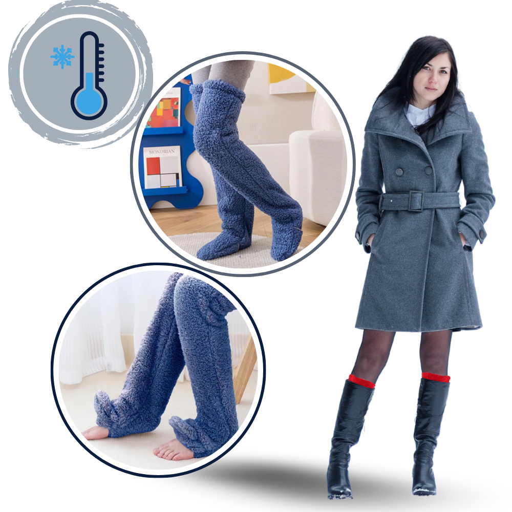 Varmende Lange Vamsede Sokker - Ozerty