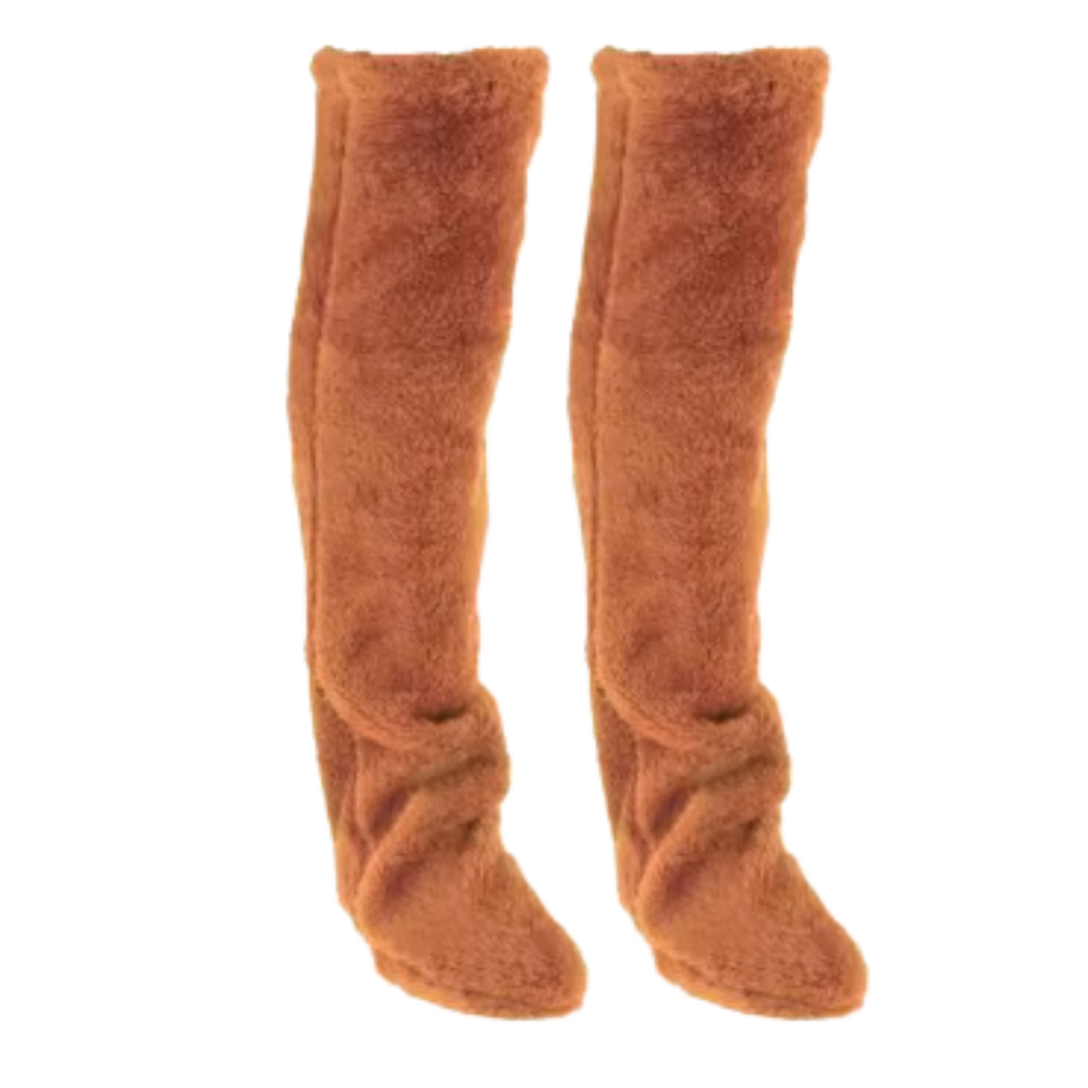 Varmende Lange Vamsede Sokker -Khaki - Ozerty