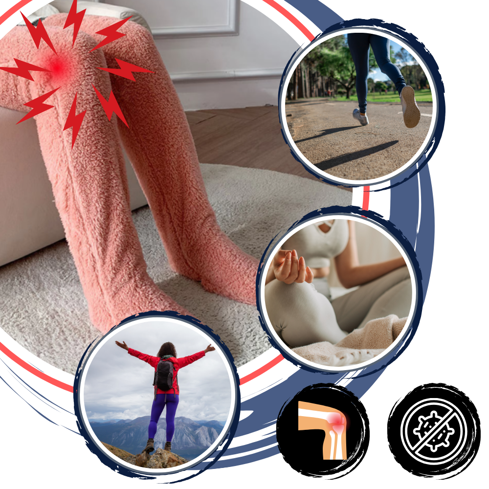 Varmende Lange Vamsede Sokker - Ozerty