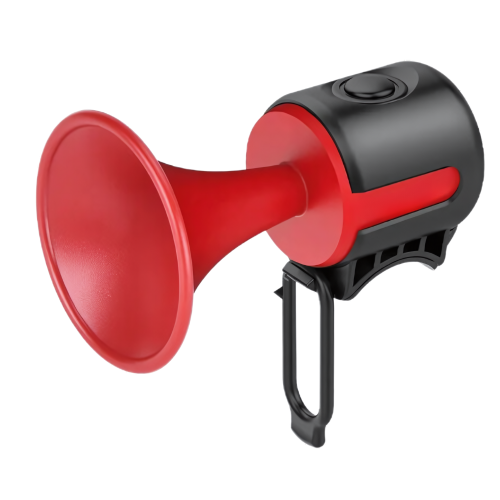 Vandtæt højt elektrisk cykelhorn
-Rød - Ozerty