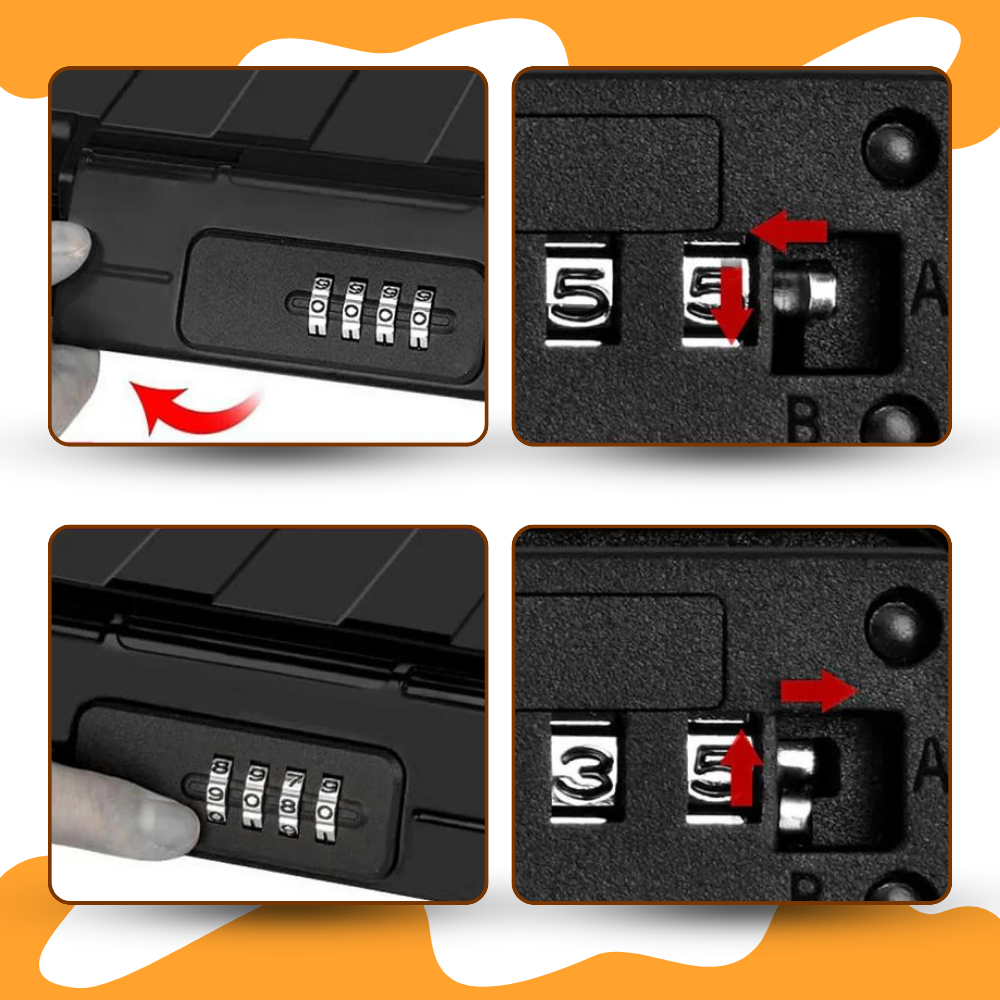 Vandtæt lille aflåselig opbevaringsboks - Ozerty