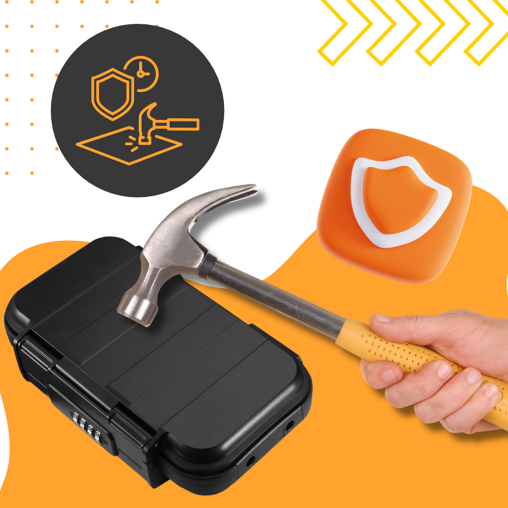 Vandtæt lille aflåselig opbevaringsboks - Ozerty