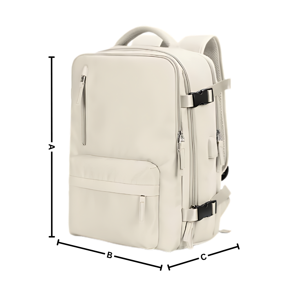 Vandtæt rejserygsæk med USB-opladning
- Ozerty