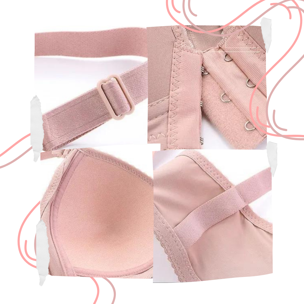 Trådløs plus-størrelse push up-bh
- Ozerty