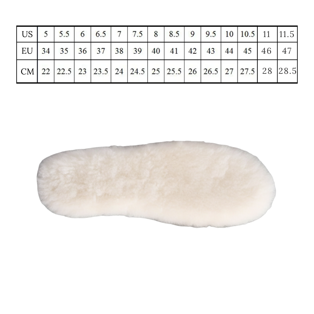 Cloud Varme Indlægssåler i Uld - Ozerty