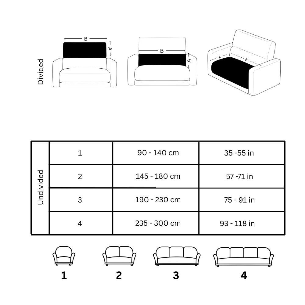 Rynkefri sofaovertræk i fløjl - Ozerty