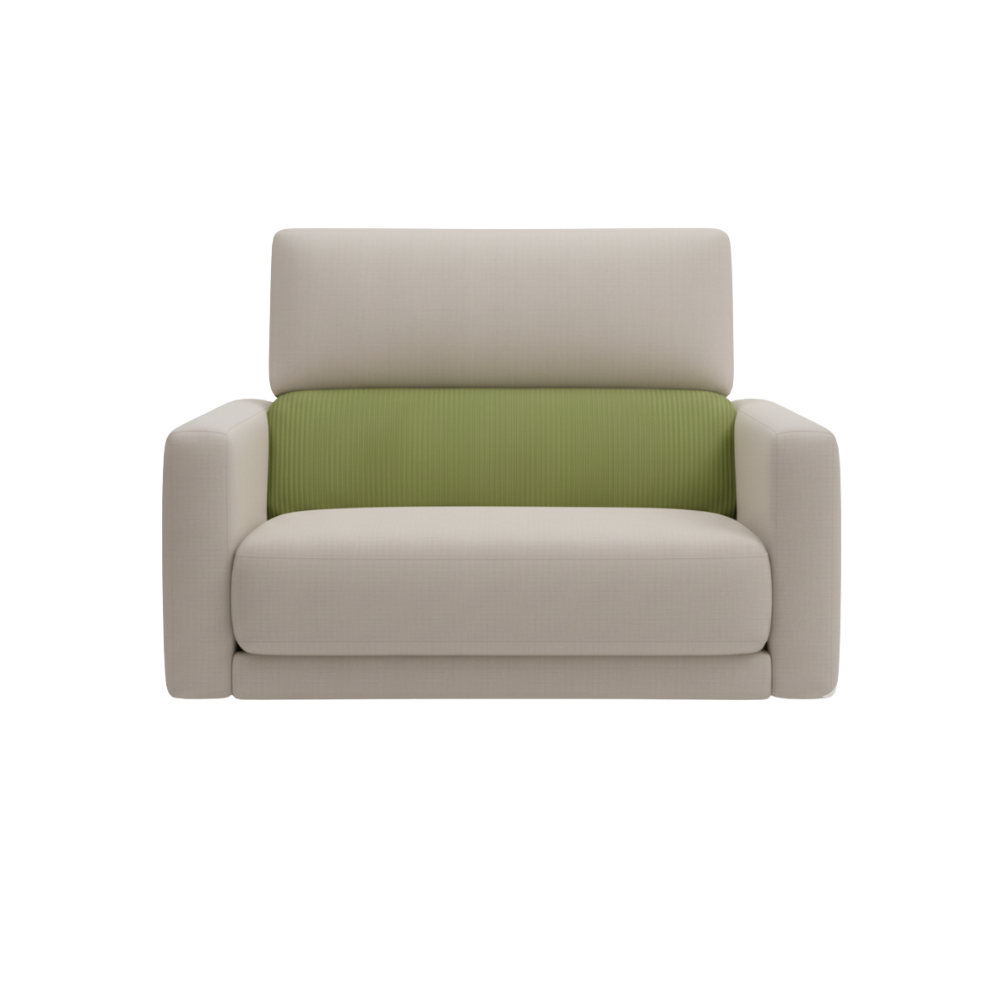 Rynkefri sofaovertræk i fløjl -Delt ryglæn - Ozerty