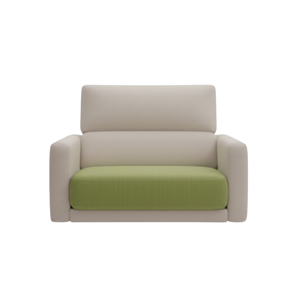 Rynkefri sofaovertræk i fløjl -Delt sæde - Ozerty