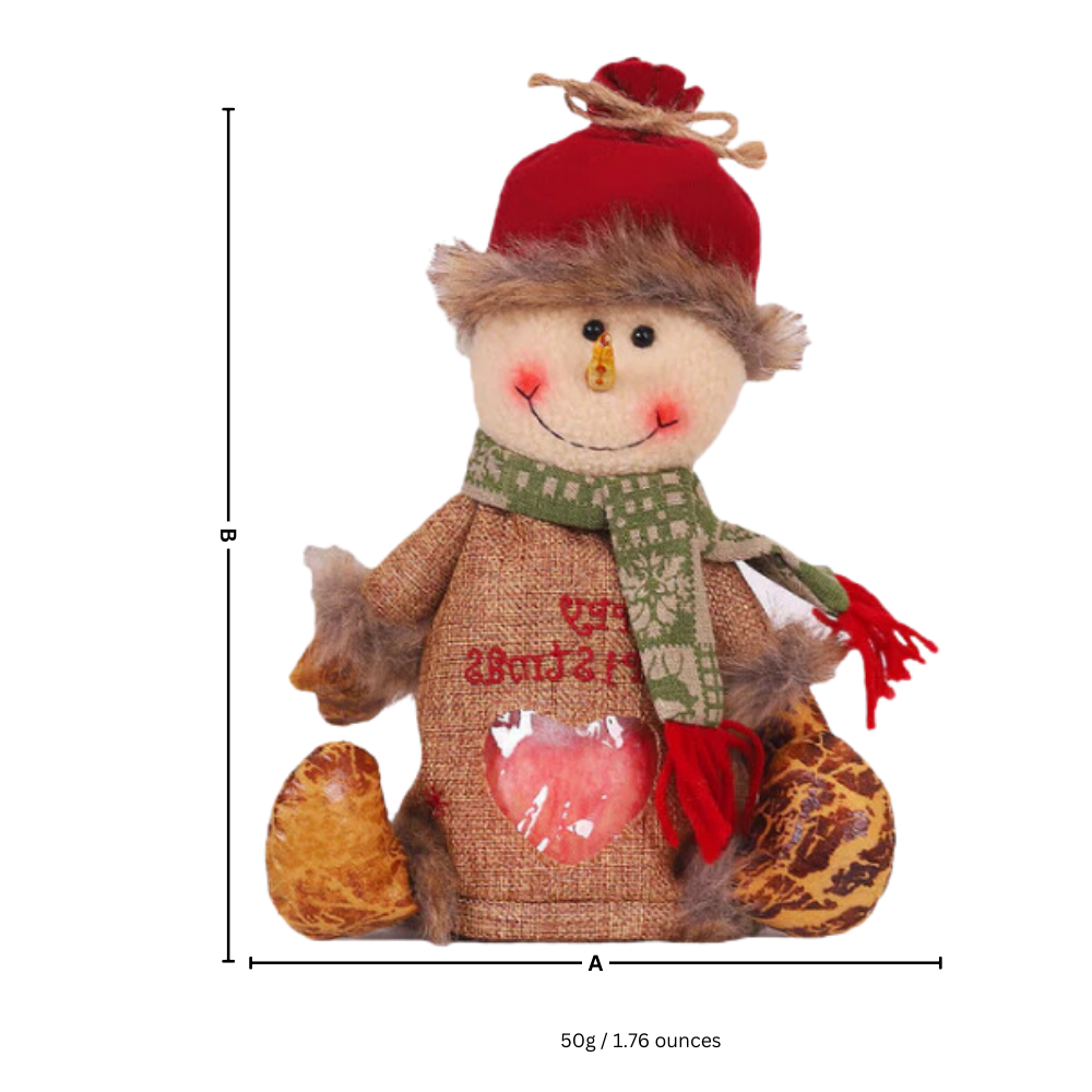 Genanvendelig julegodtepose med lynlås
- Ozerty