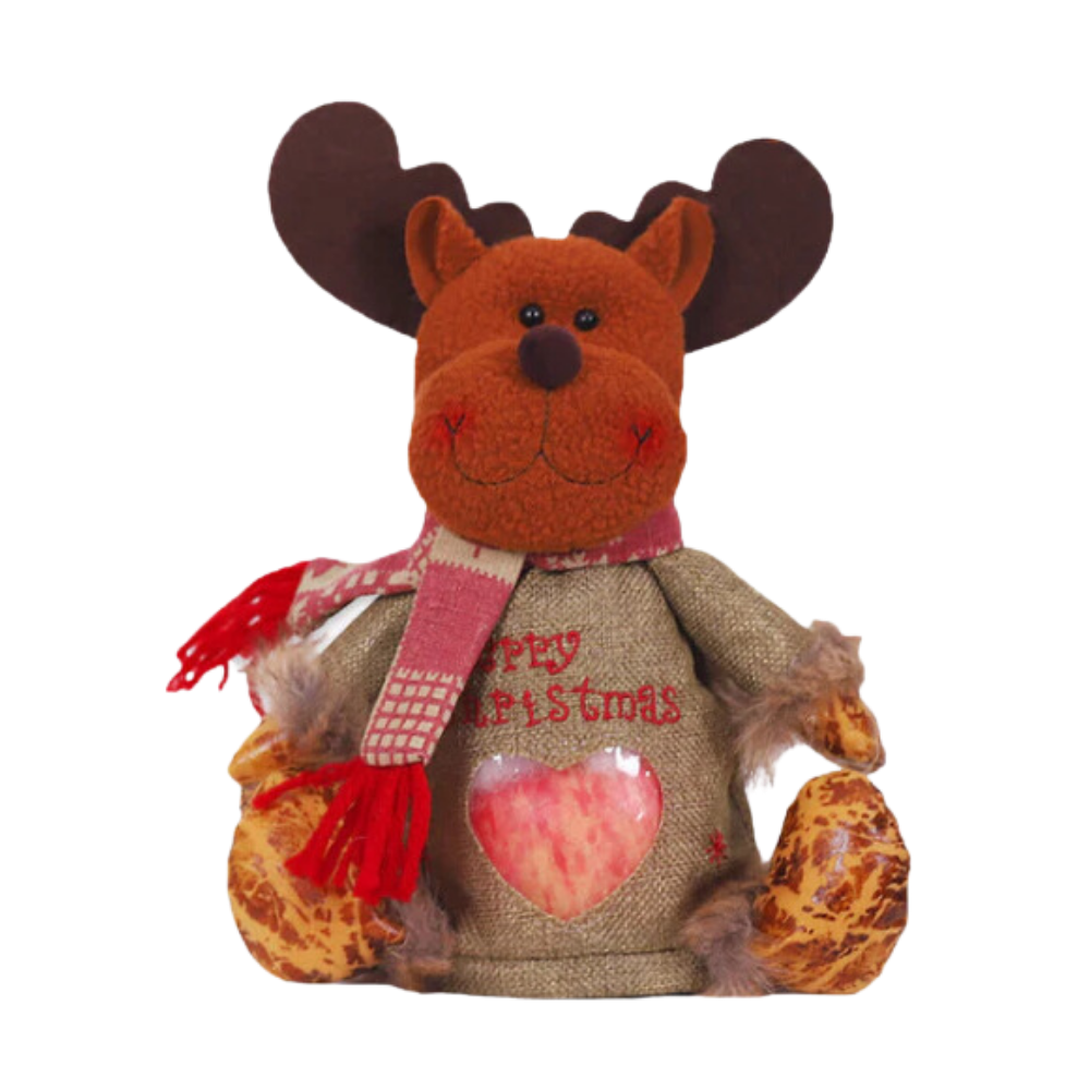 Genanvendelig julegodtepose med lynlås
-Elg - Ozerty