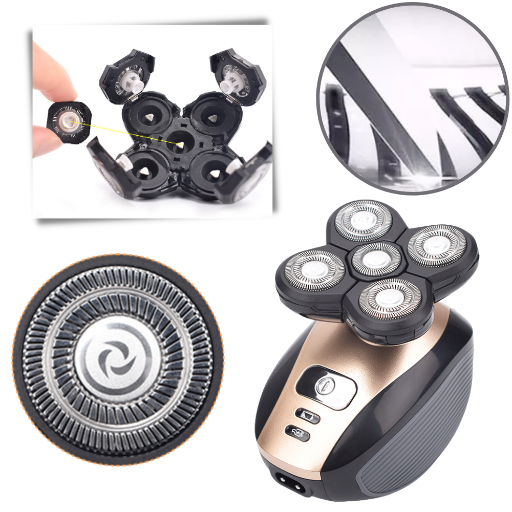 Bærbar elektrisk super barbermaskine - Ozerty