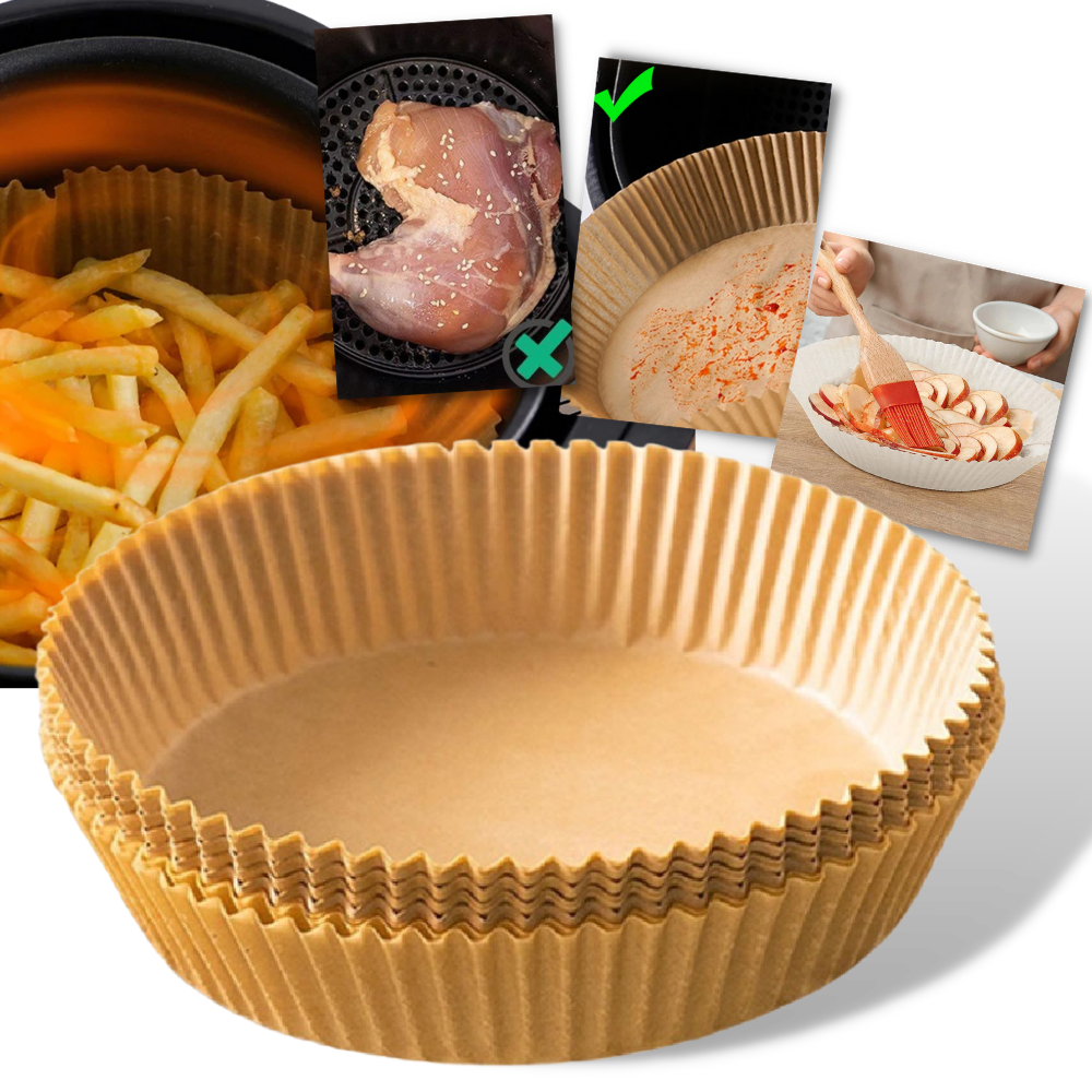Pakke med engangs-papirpapir til Air Fryer - Ozerty