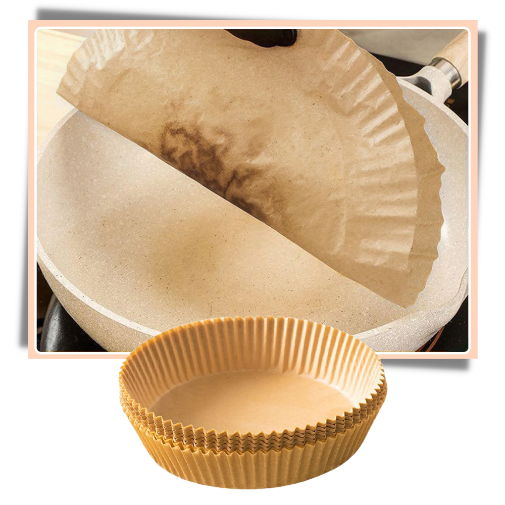Pakke med engangs-papirpapir til Air Fryer - Ozerty