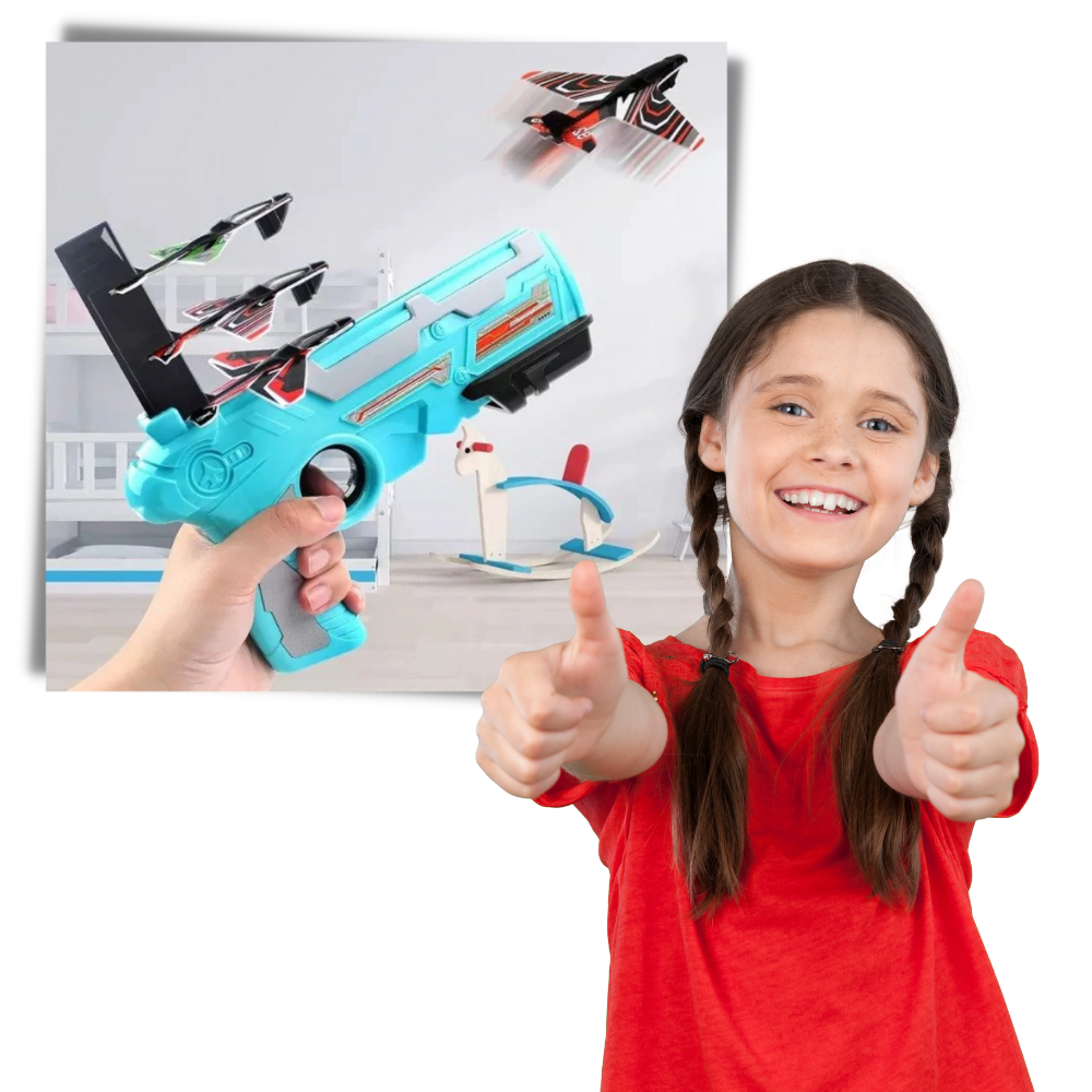 Flyvemaskine katapult legetøj - Ozerty