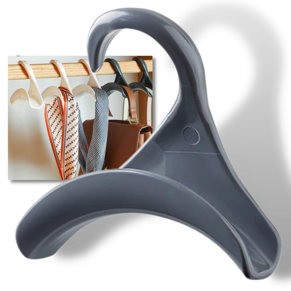 2-pakke buede kroge til taskeophæng - Ozerty