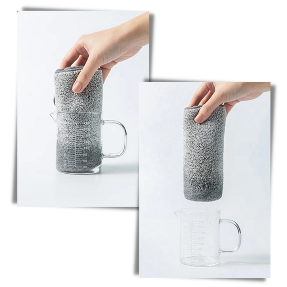 Absorberende mikrofiber-bambus vaskeklude - Ozerty