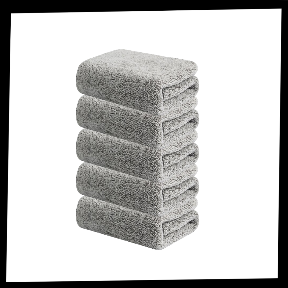 Absorberende mikrofiber-bambus vaskeklude - Ozerty