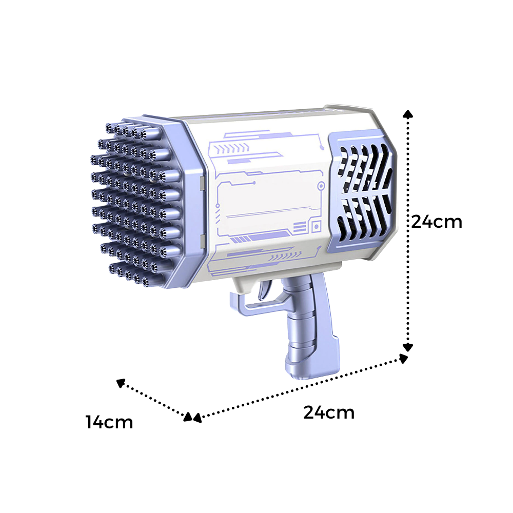 69-Hul bazooka bobleblæser - Ozerty