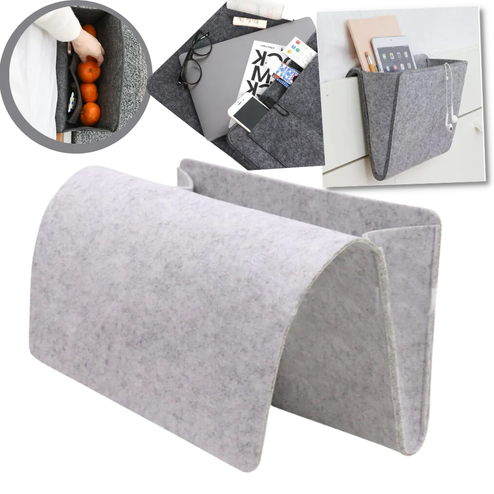 Organiseringslomme til sengekanten eller sofaen - Ozerty