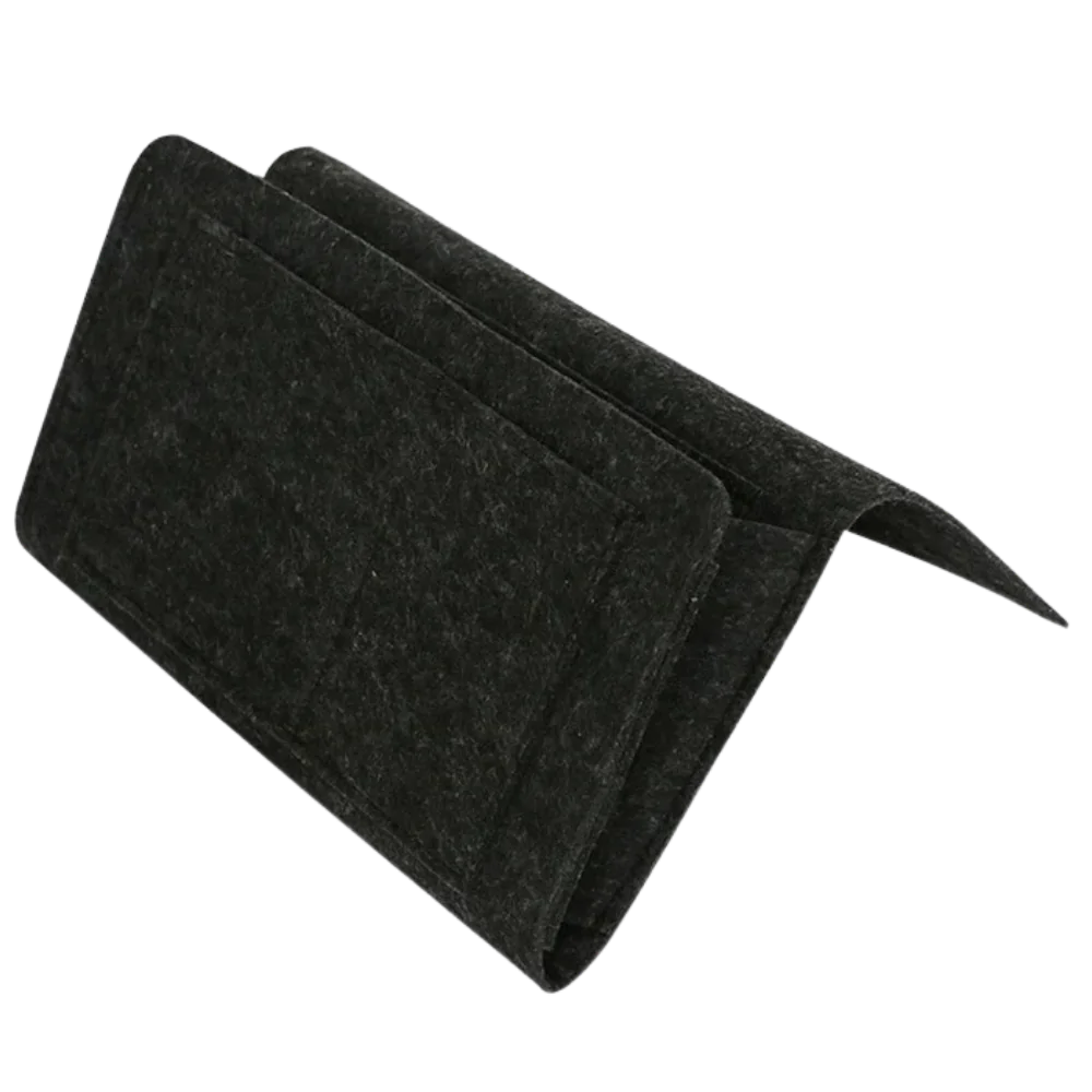 Organiseringslomme til sengekanten eller sofaen