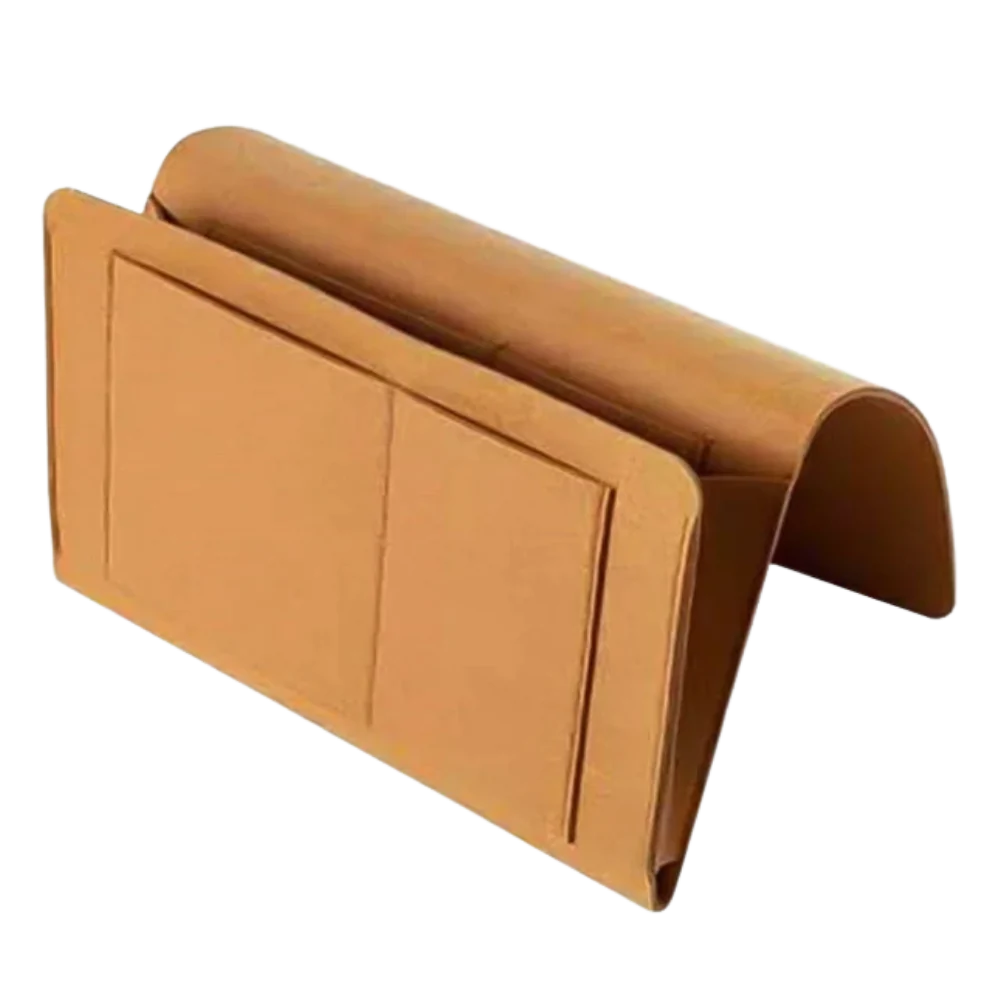 Organiseringslomme til sengekanten eller sofaen