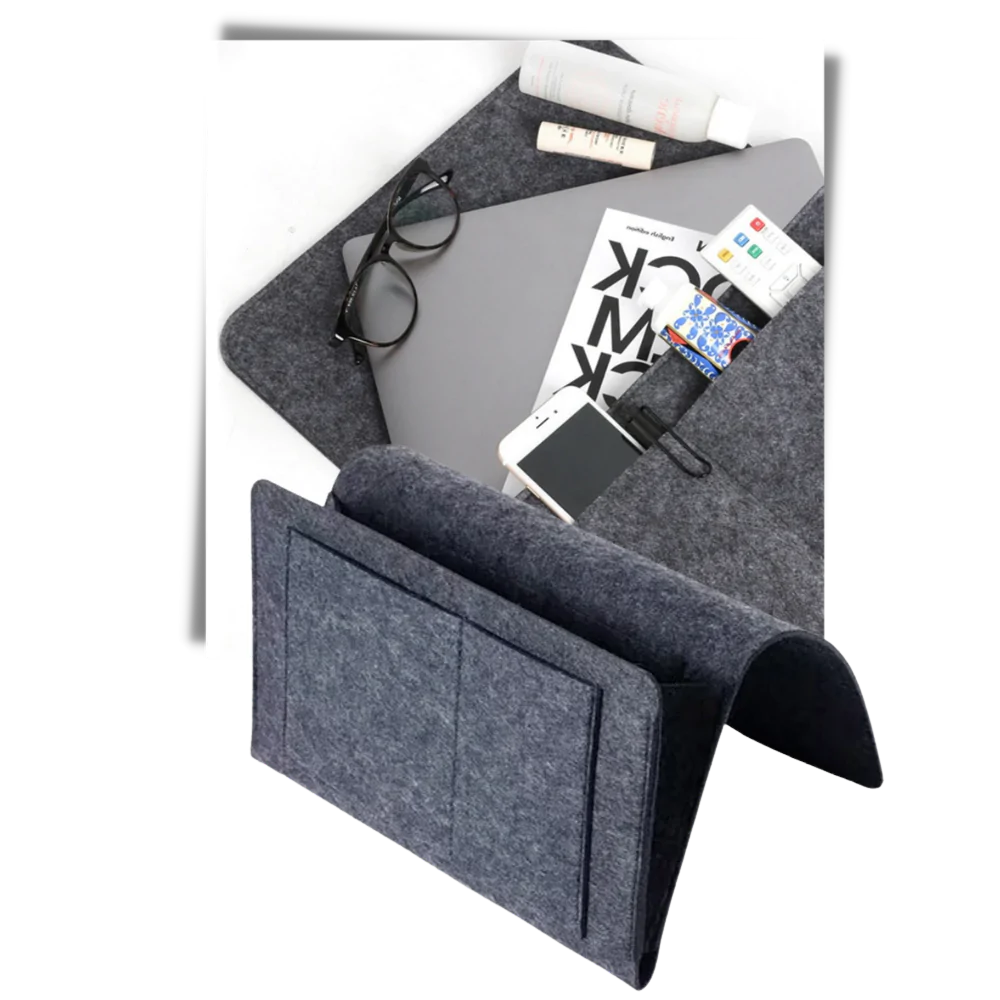 Organiseringslomme til sengekanten eller sofaen - Ozerty