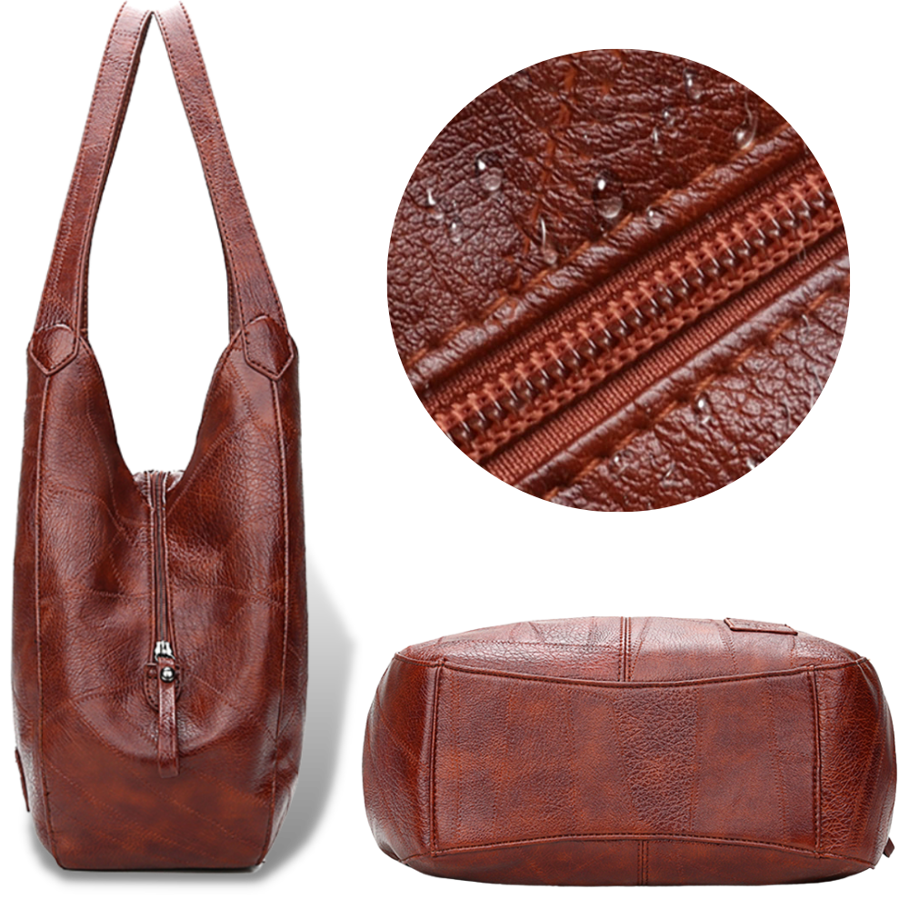 Klassisk håndtaske med stor kapacitet - Ozerty