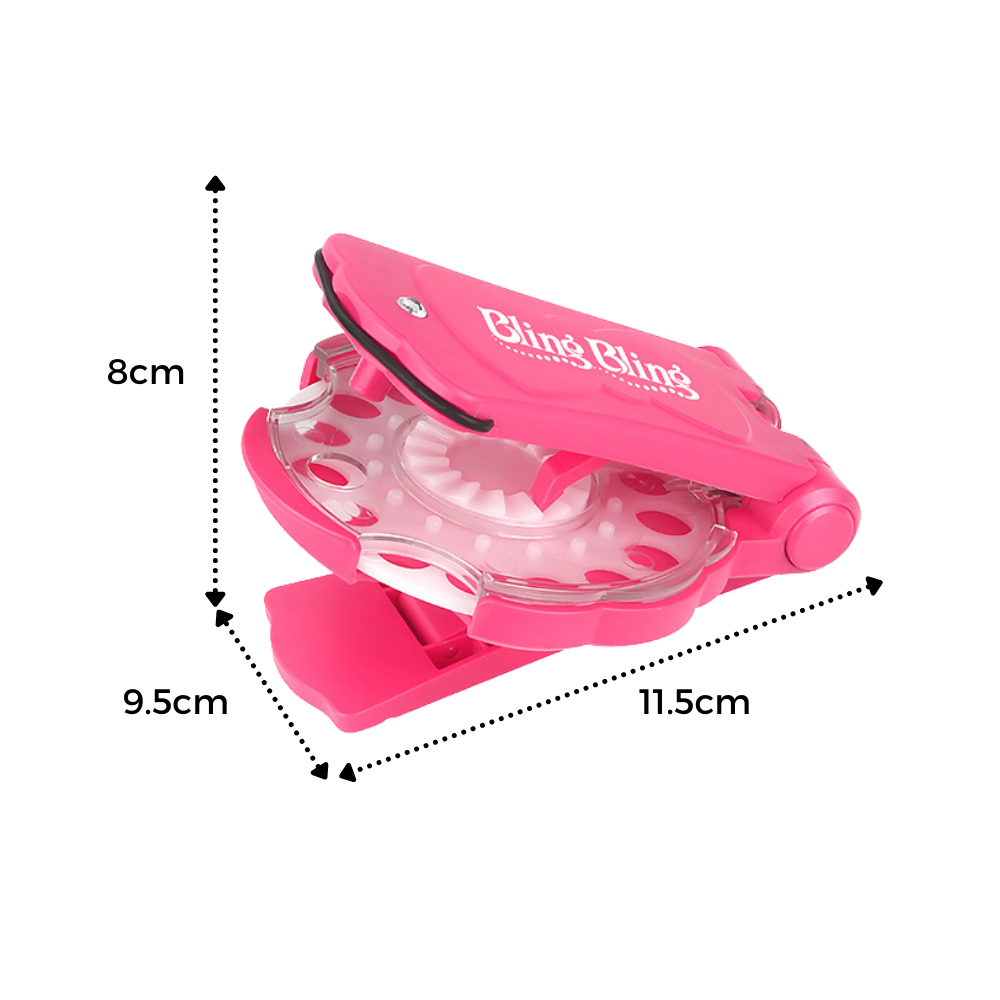 Diamant hæftesæt til hår og tøj - Ozerty