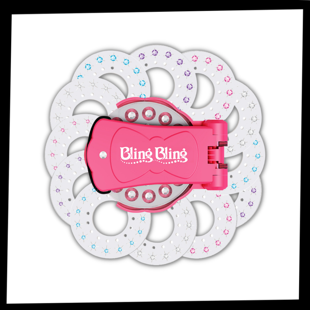 Diamant hæftesæt til hår og tøj - Ozerty