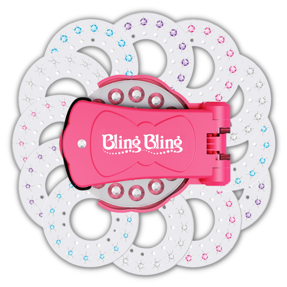 Diamant hæftesæt til hår og tøj - Ozerty