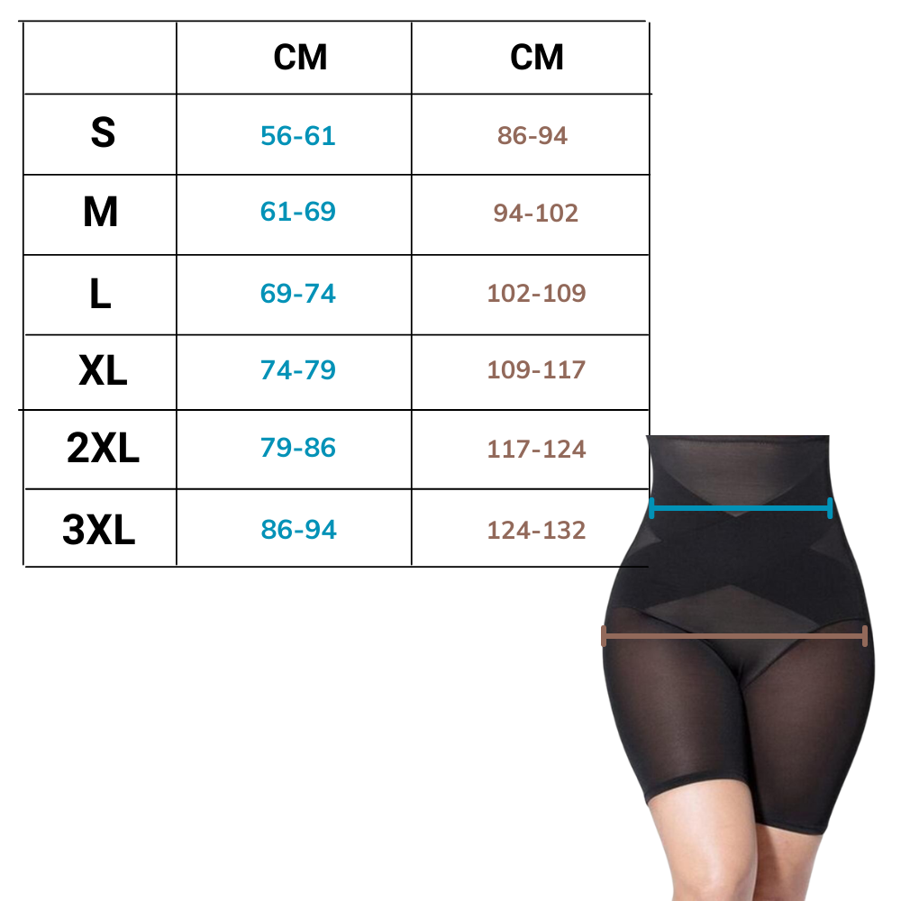 Højtaljet slankende Shapewear - Ozerty