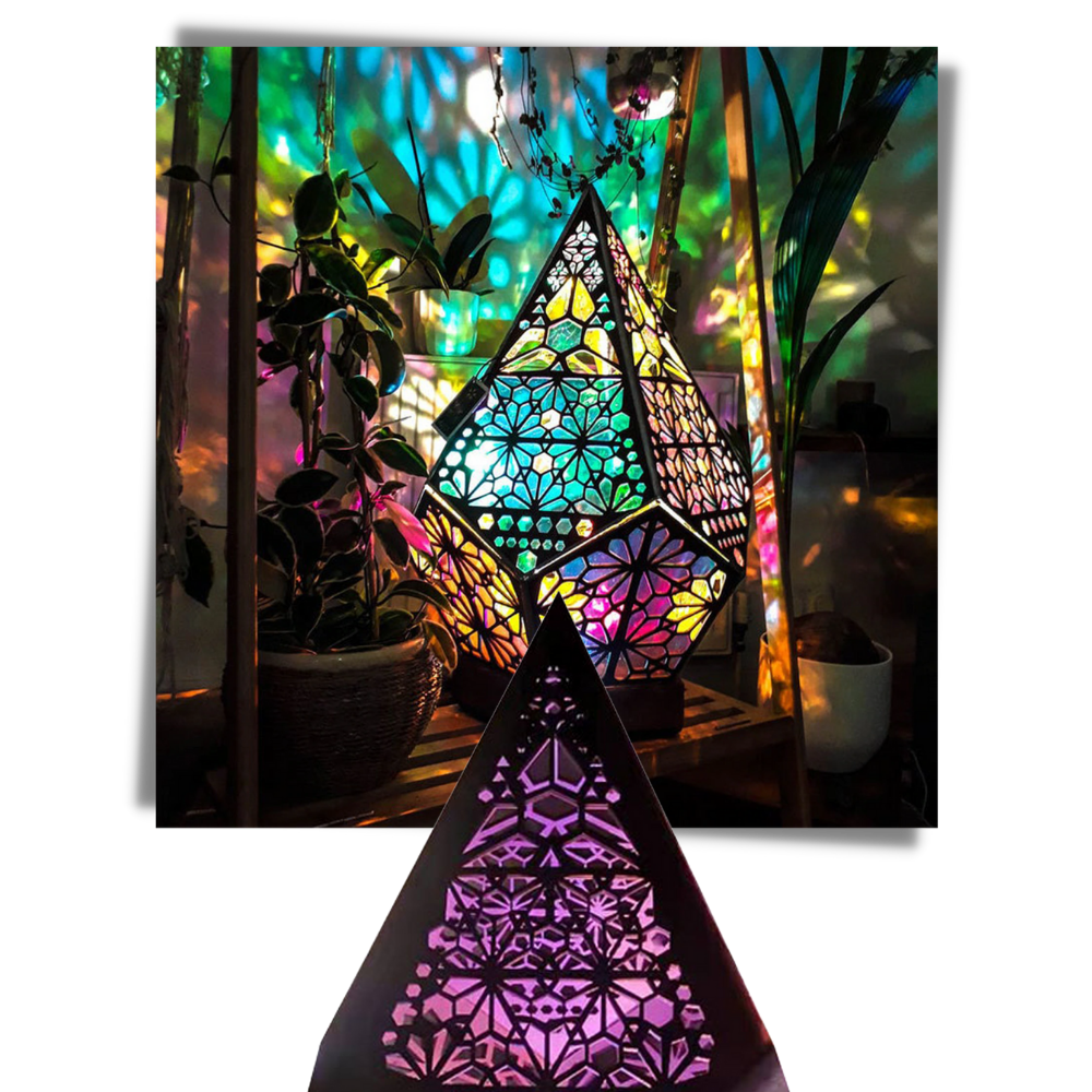 LED-gulvlampe i boheme-stil - Ozerty