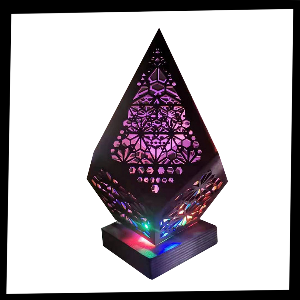 LED-gulvlampe i boheme-stil - Ozerty