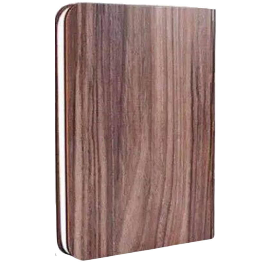 Genopladelig læselampe i træ