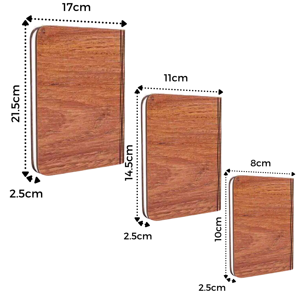 Genopladelig læselampe i træ - Ozerty