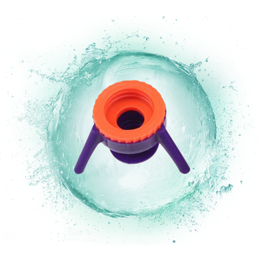 Pakke med 6 alsidige flaskeholderhætter - Ozerty