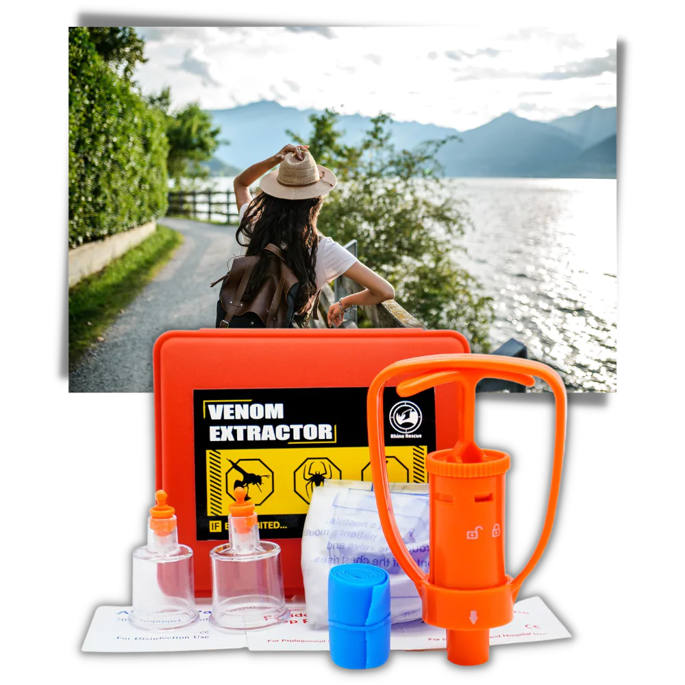 Nødforsyningssæt til udtrækning af gift - Ozerty